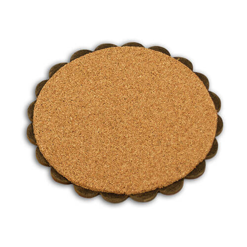 Sottobicchiere Ø 11 cm Fiore in MDF per sublimazione