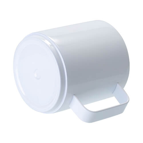 Tazza in acciaio inossidabile da 550 ml per sublimazione - bianca