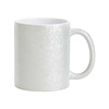 Tazza 325 ml con effetto superficie screpolata per sublimazione - argento