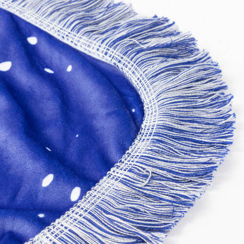 Coperta in peluche sbiancato Starry Blue Rectangle per sublimazione