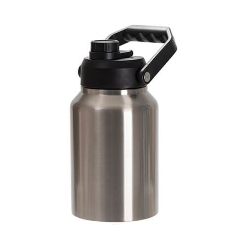 Thermos in acciaio inox da 2000 ml per sublimazione - argento