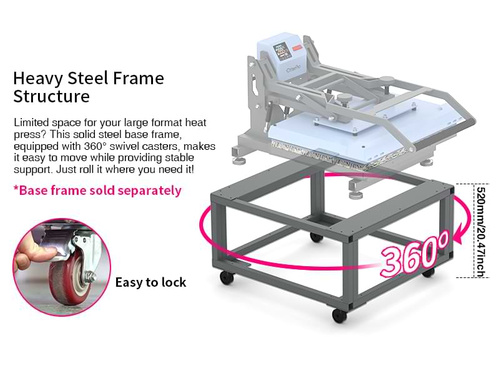 Rastrelliera su ruote per rotopresse OT-PB80100DSCB, OT-PB6080FSCB, OT-PB6080DSCB