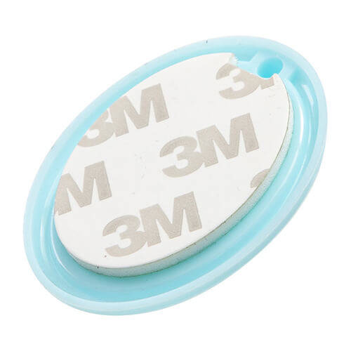 Gancio piccolo in plastica per sublimazione - ovale blu