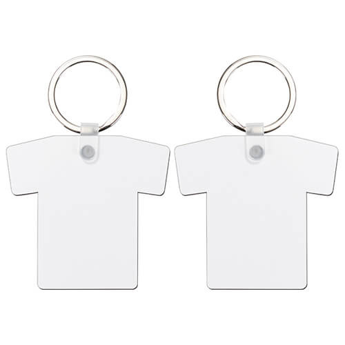 Portachiavi in ​​MDF double face per sublimazione - T-shirt