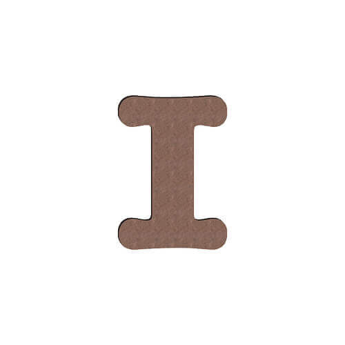 Lettera decorativa da MDF per sublimazione 10 cm I