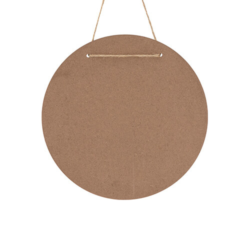 Appendino per porta in MDF per sublimazione - cerchio Ø 30 cm