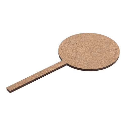 Cartello informativo in cartone per sublimazione - cerchio