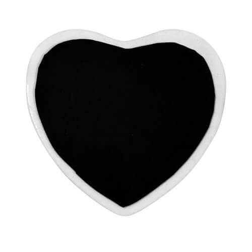 Magnete in ceramica cuore 6,8 x 6,5 cm Sublimazione Trasferimento termico