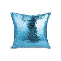 Copricuscino 40 x 40 cm con paillettes per sublimazione – celeste