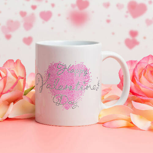 Foglio con zirconi per trasferimento termico - cuore