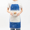 Grembiule in lino Bleached Starry Blue per sublimazione
