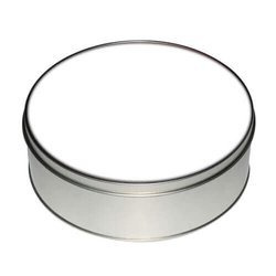 Scatola rotonda di metallo - Stampa sublimatica a trasferimento termico