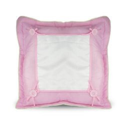 Copricuscino 40 x 40 cm rosa per sublimazione di trasferimento termico