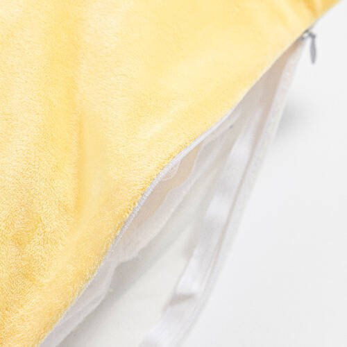 BestSub federa in peluche 40 x 40 cm per sublimazione - giallo