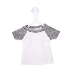 Mini T-Shirt per Sublimazione con appendiabiti – grigio