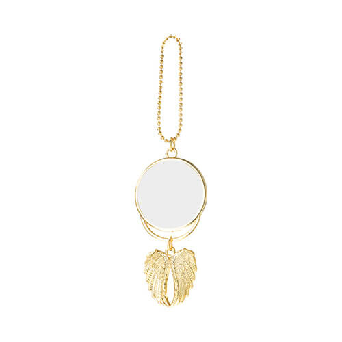 Ciondolo auto Angel Wings per sublimazione - oro