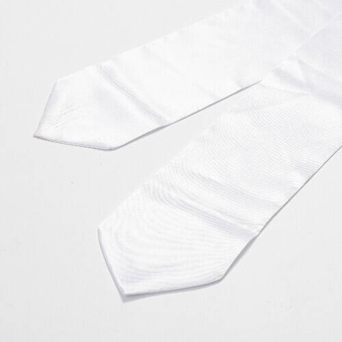 Cravatta bianca 182 x 10 cm per sublimazione