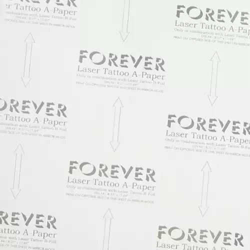 Forever Laser Tattoo Paper - Carta e pellicola per tatuaggi A4
