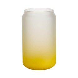 Vetro smerigliato da 400 ml per sublimazione - sfumatura giallo