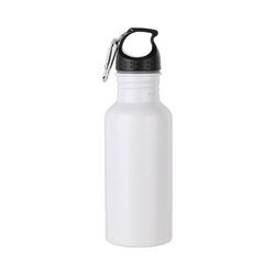 Borraccia in alluminio da 600 ml per sublimazione - bianca