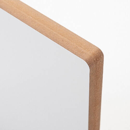 Pannello in fibra per sublimazione 20 x 20 x 1,5 cm - 2 pezzi. - dorso marrone chiaro