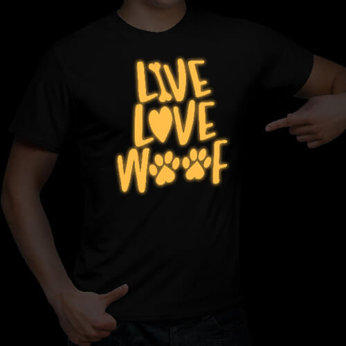 Lamina flessibile luminescente - giallo brillante arancione