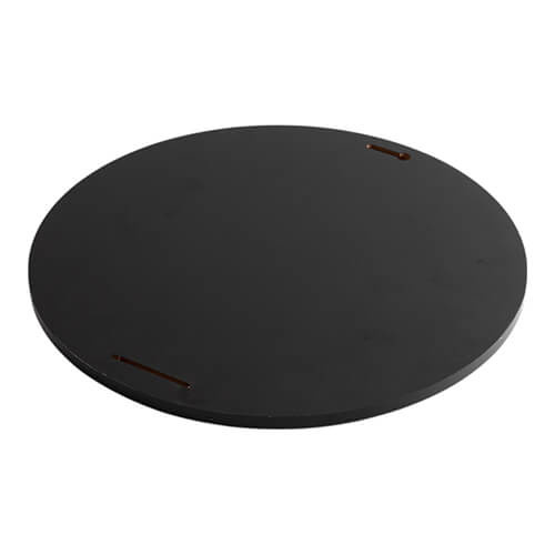 Cornice in MDF con bordo nero per sublimazione - ∅ 25,4 cm