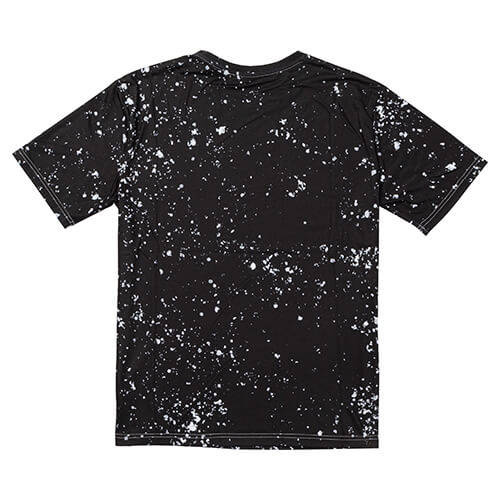 T-shirt Cotton-Like Bleached Starry Black per sublimazione