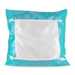 Copricuscino ECO di colore turchese 40 x 40 cm per sublimazione di trasferimento termico