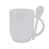 Tazza con cucchiaino bianco JS Coating Sublimazione Termostampa