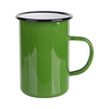 Tazza in metallo 450 ml per sublimazione - verde