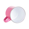 Tazza in metallo 360 ml per sublimazione - rosa scuro