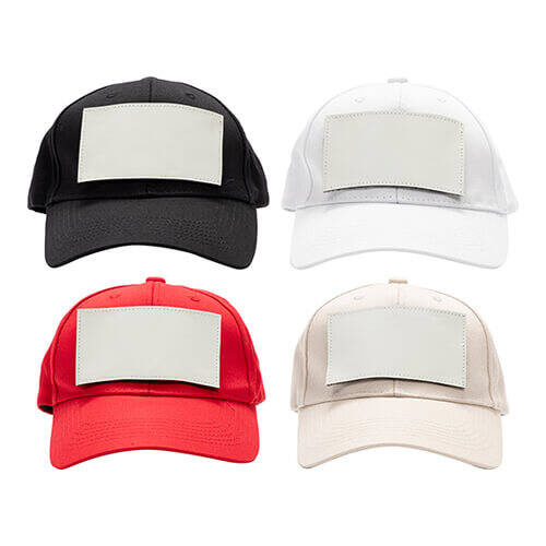 Toppa quadrata in pelle con velcro per la sublimazione