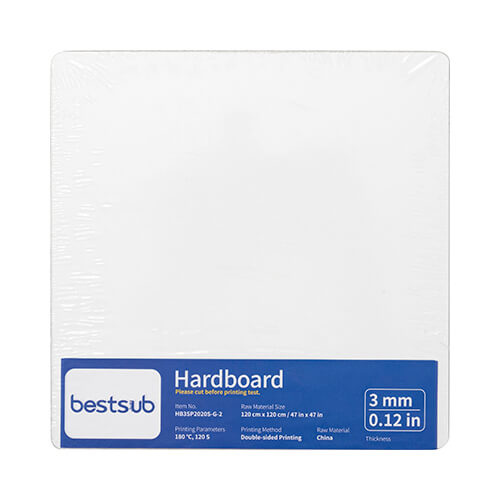 Cartoncino biadesivo per sublimazione 20 x 20 x 0,3 cm - 2 pz.