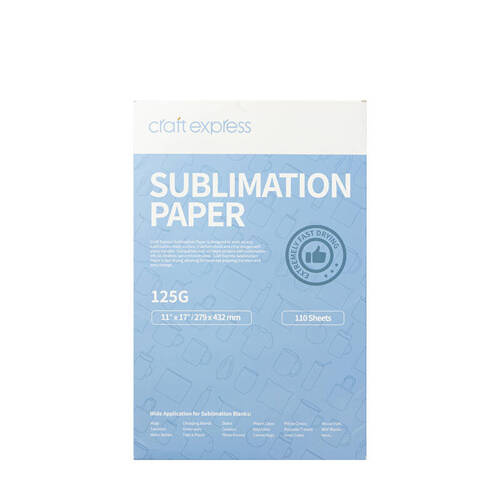 Carta sublimatica 279 x 432 mm Craft Express - 110 fogli