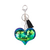 Portachiavi sublimazione - cuore verde