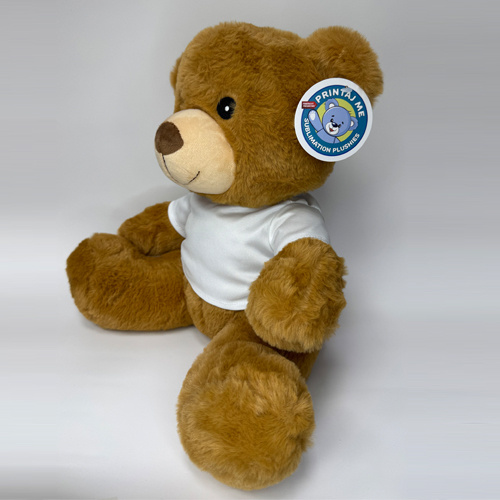 Orsetto con maglietta da 33 cm per stampa sublimatica