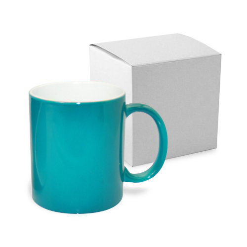 Tazza Magico Economico – verde con la scatola Sublimazione Termostampa