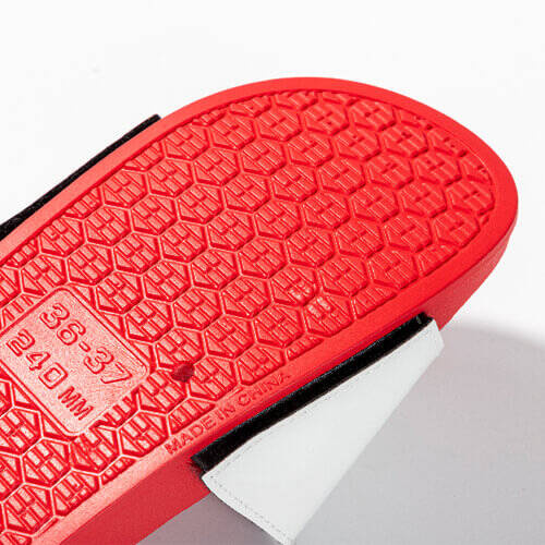 Infradito per adulti per sublimazione - suola rossa