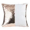 Copricuscino 40 x 40 cm con paillettes bicolore per sublimazione – champagne