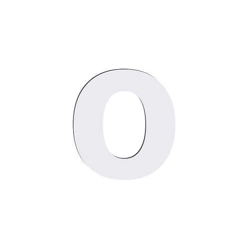 Lettera decorativa da MDF per sublimazione 15 cm O