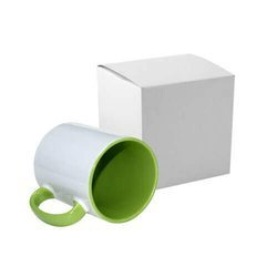 Tazza 300 ml FUNNY verde chiare con la scatola Sublimazione Termostampa