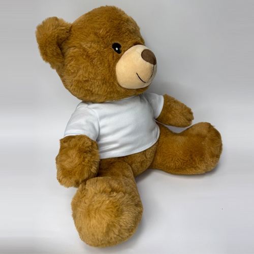 Orsetto con maglietta da 33 cm per stampa sublimatica