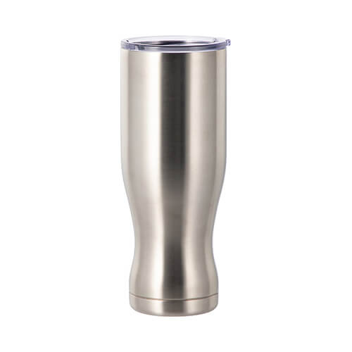 Vetro in acciaio inossidabile da 750 ml per sublimazione - argento