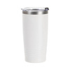 Bicchiere Termico Ringneck da 600 ml per Sublimazione - Bianco Opaco