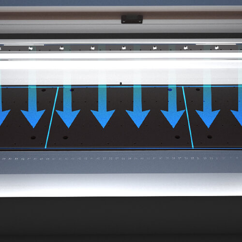 Stampante OtterPro Modello C 60 UV DTF con tre testine Epson i1600-E1