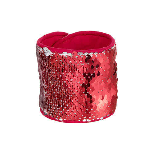 Braccialetto per mano con paillettes per sublimazione - rosso