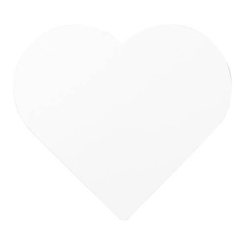 Cornice per foto - cuore in MDF per sublimazione - 25,4 x 25,4 cm