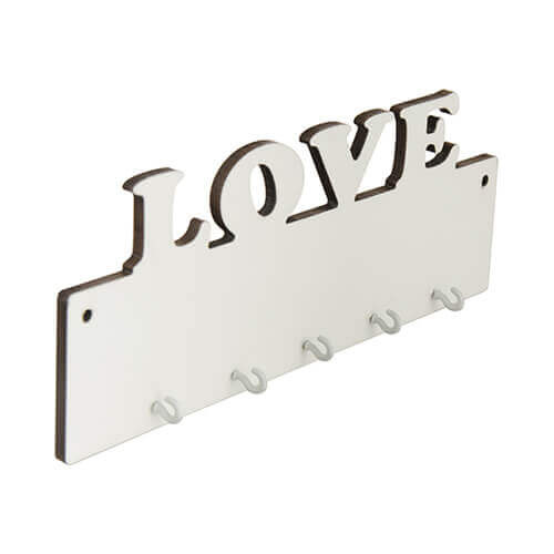Cornice in MDF per la sublimazione – appendichiavi LOVE