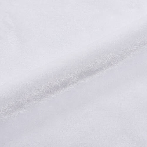 Coperta Minky con cappuccio 150 x 130 cm per sublimazione - bianca